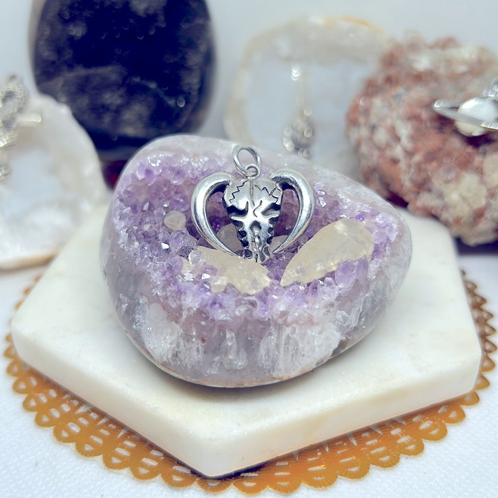 Animal skull pendant 925